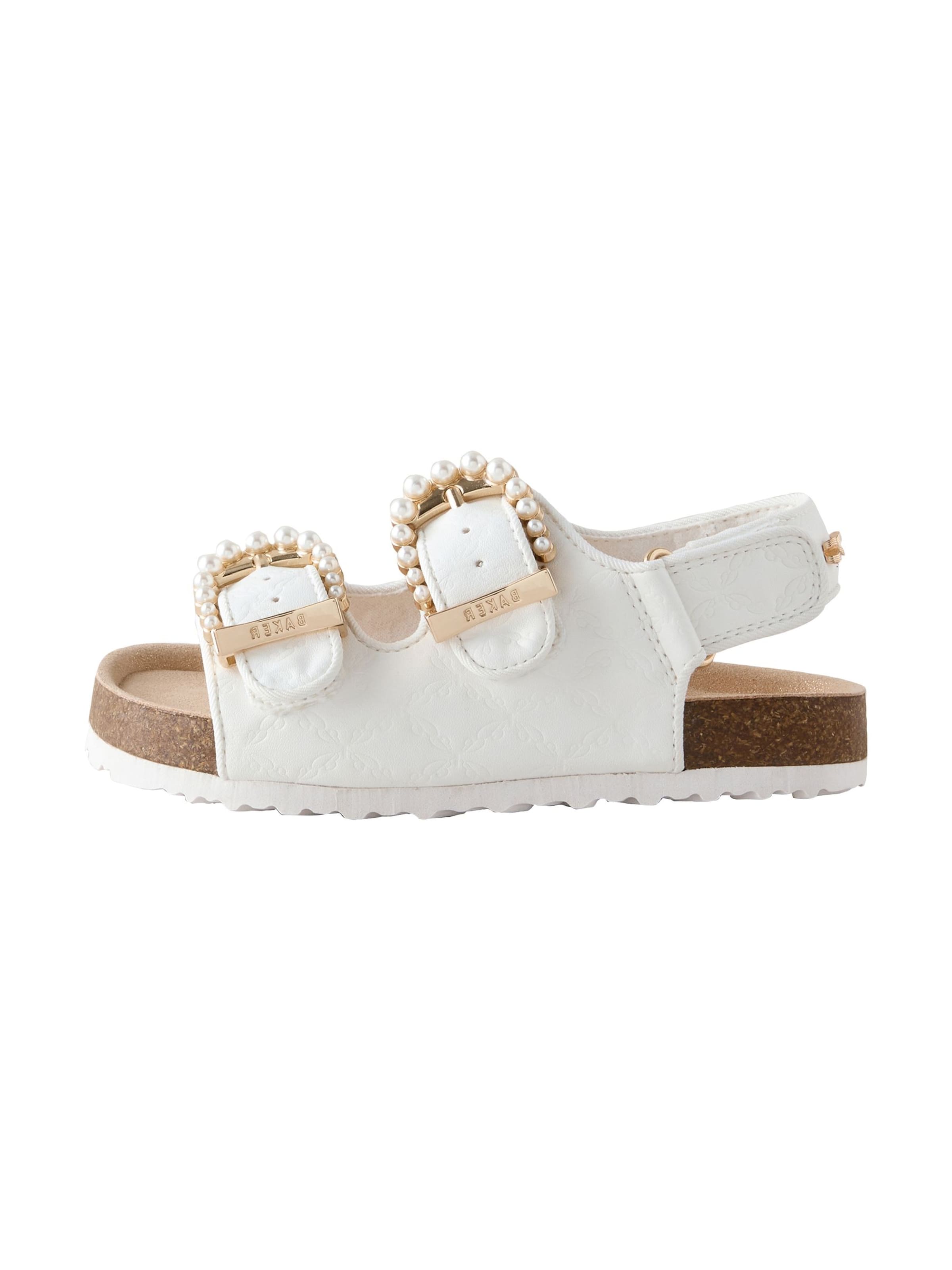 Sandales Baker by Ted Baker en blanc : devant