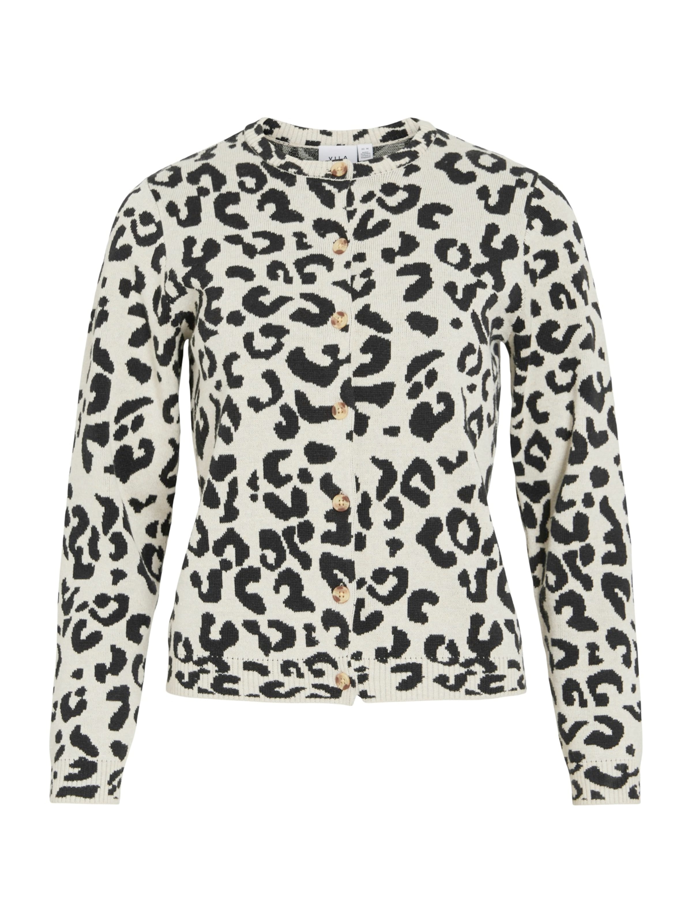 VILA Gebreid vest 'VIMAYAS' in Wit: voorkant