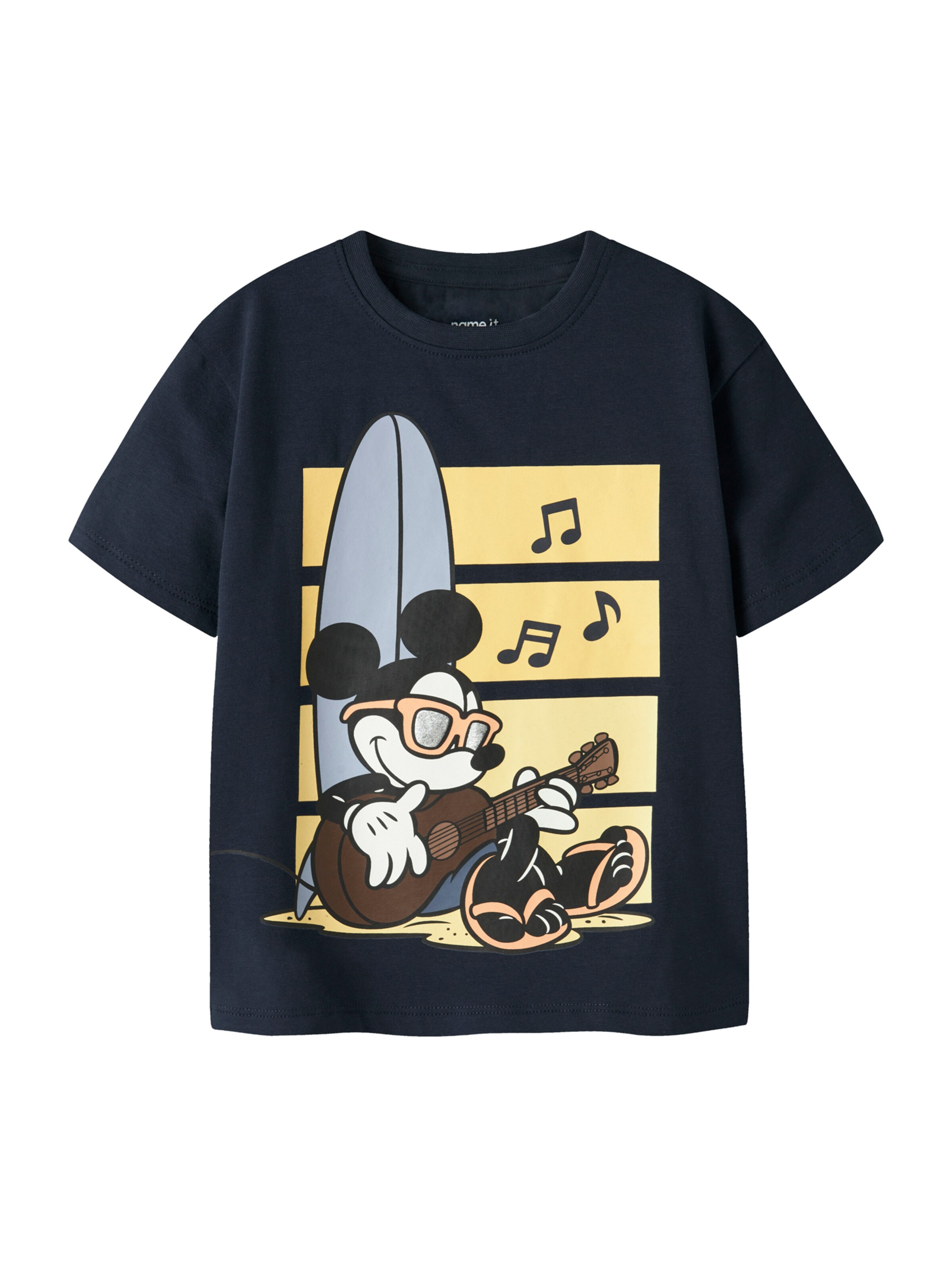 NAME IT Shirt 'NMMART MICKEY' in Blue: front