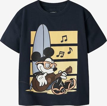 NAME IT Shirt 'NMMART MICKEY' in Blue: front