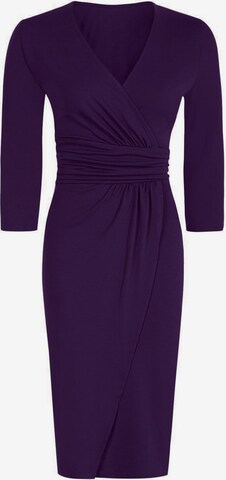 Robe fourreau HotSquash en violet : devant