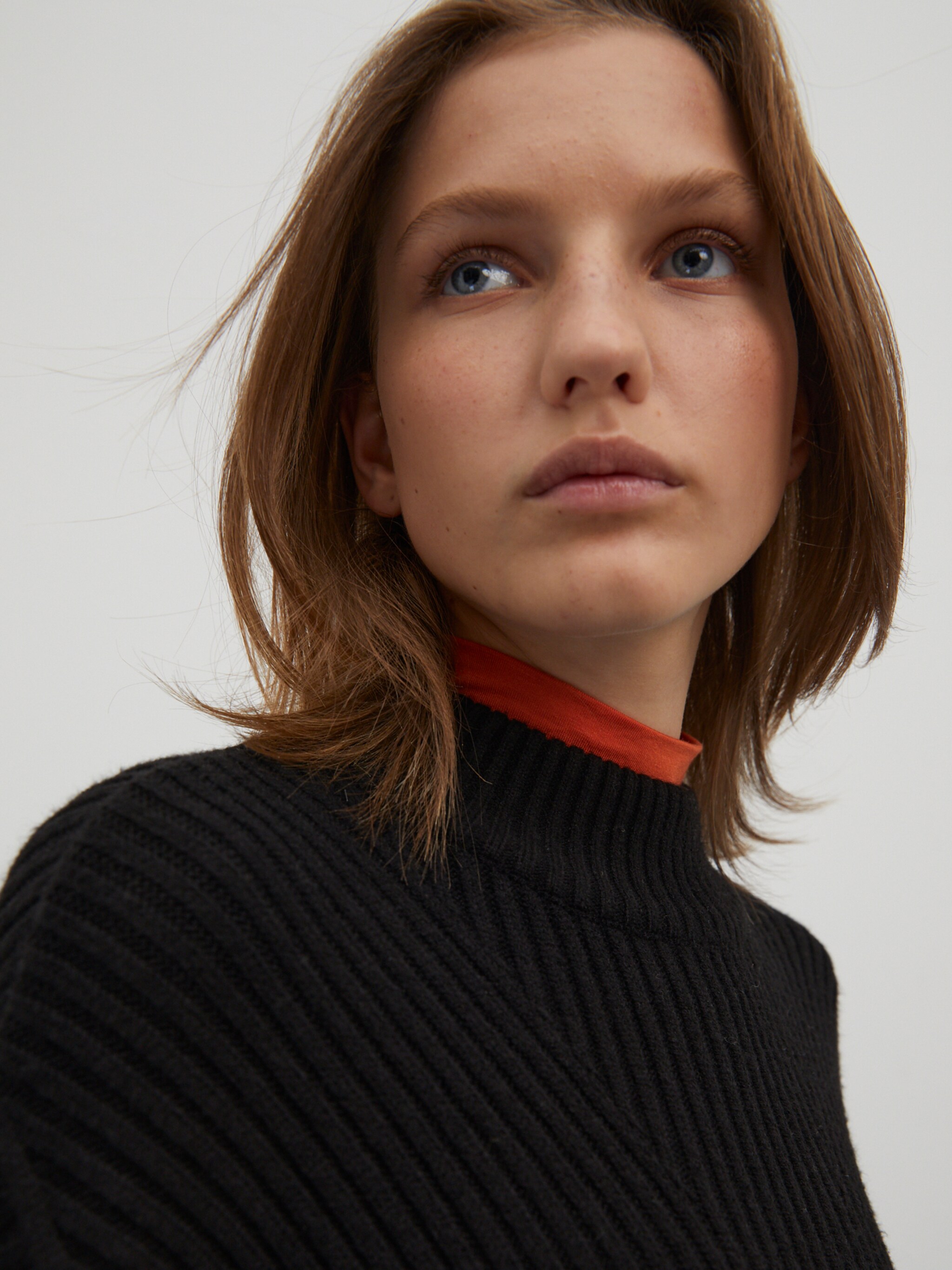 EDITED Producten Gebreide jurk 'Nomi' Zwart