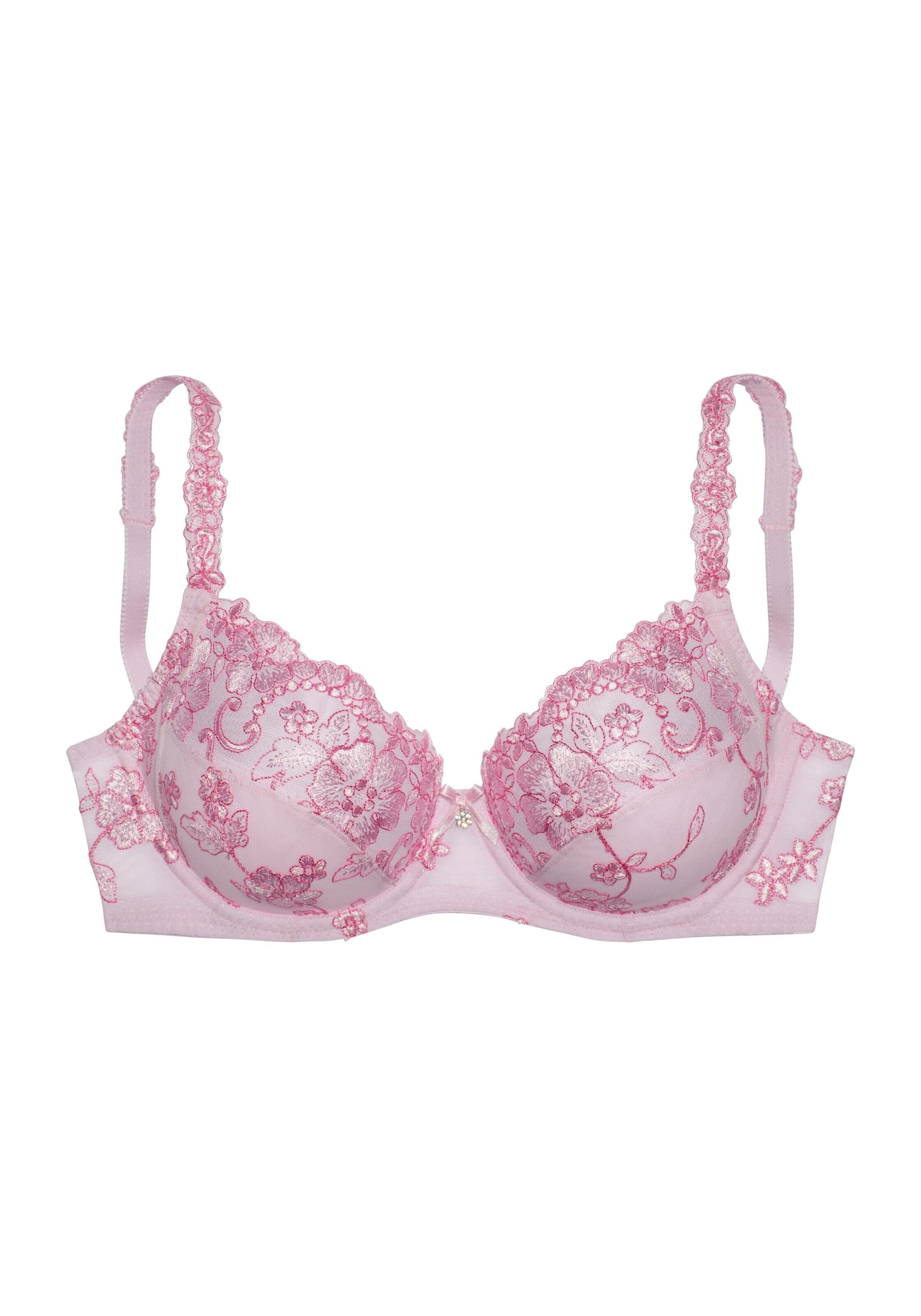 LASCANA Push-up Podprsenka – pink: přední strana