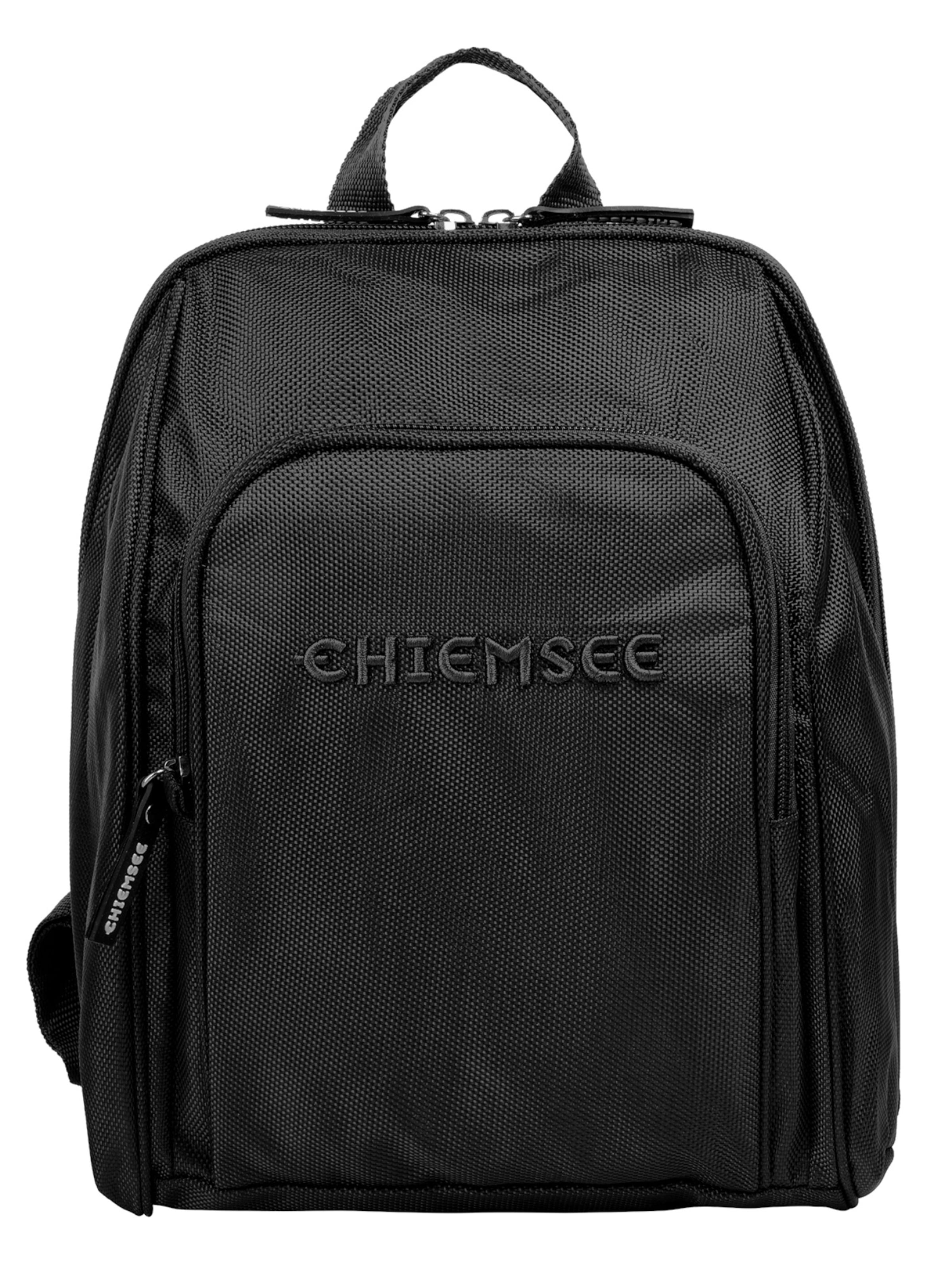 CHIEMSEE Backpack in Black: front