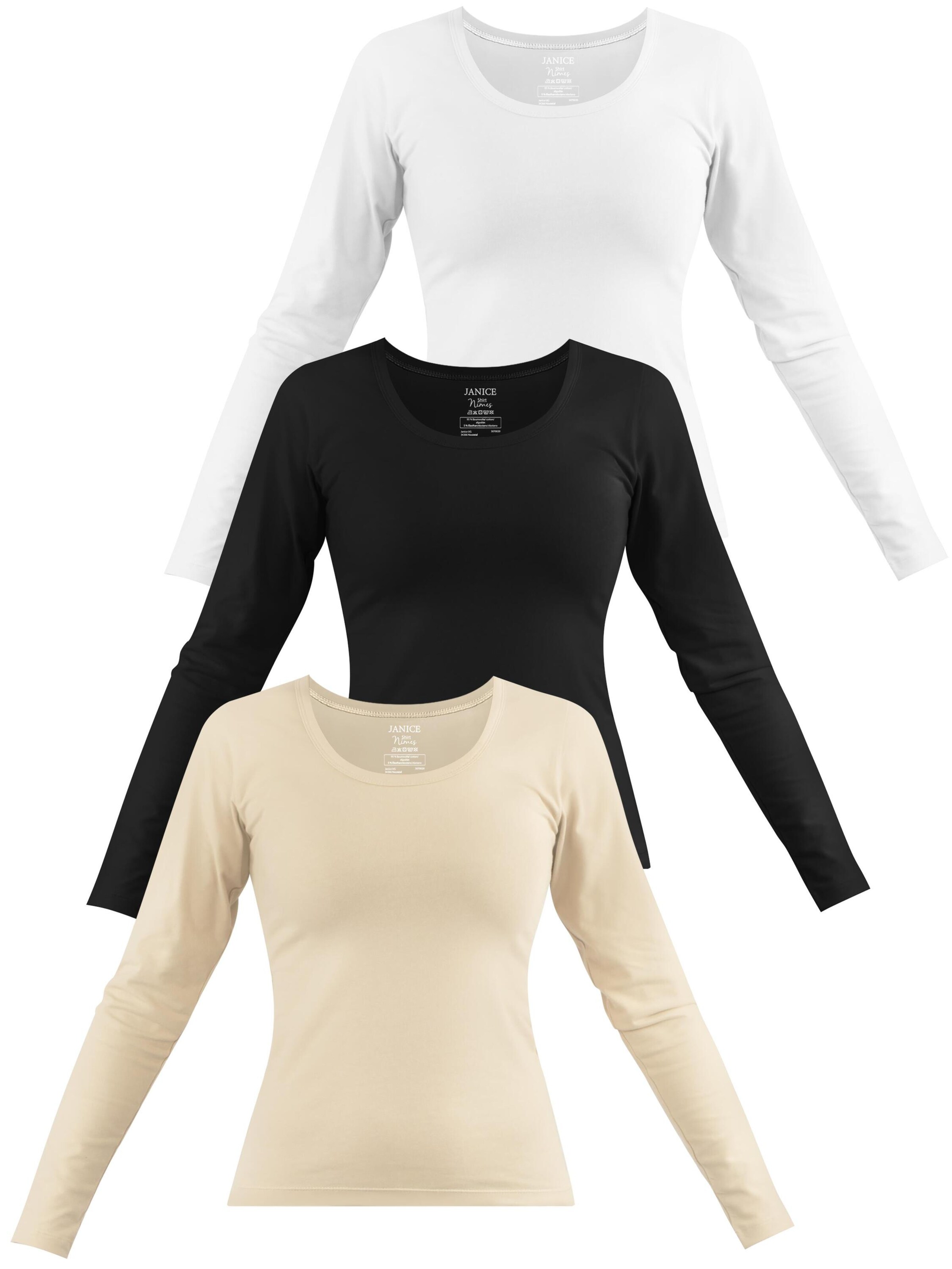 Janice Shirt 'Nimes' in Mischfarben: Vorderseite