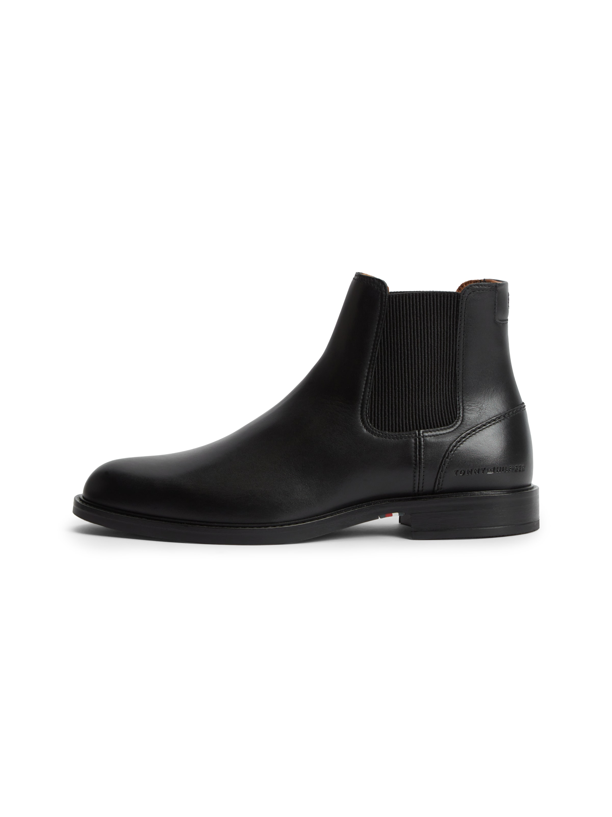 TOMMY HILFIGER Chelsea boots 'CORPORATE' in Zwart: voorkant