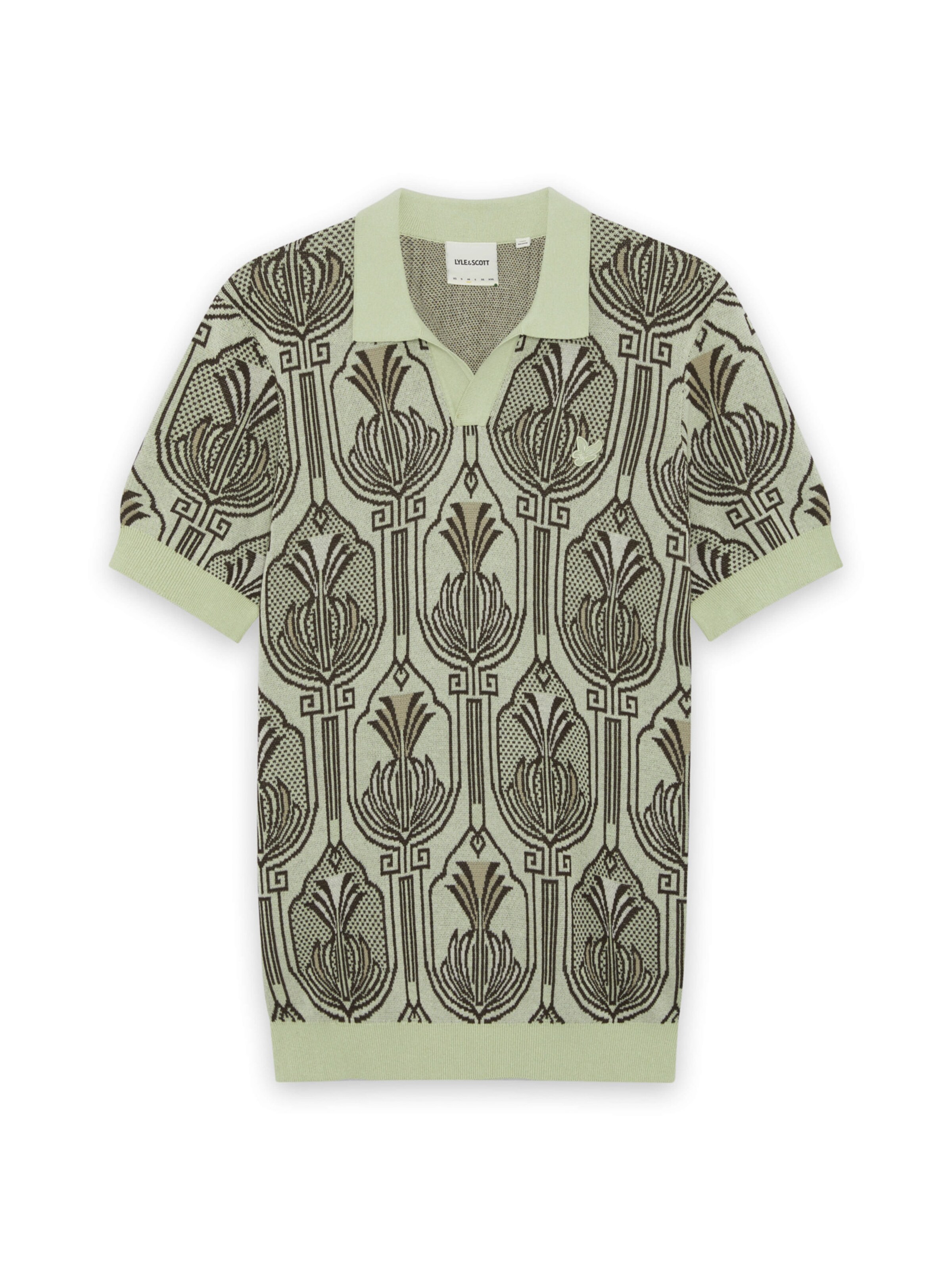 Pull-over Lyle & Scott en vert : devant