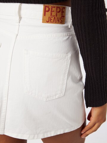 Jupe 'RACHEL' Pepe Jeans en blanc