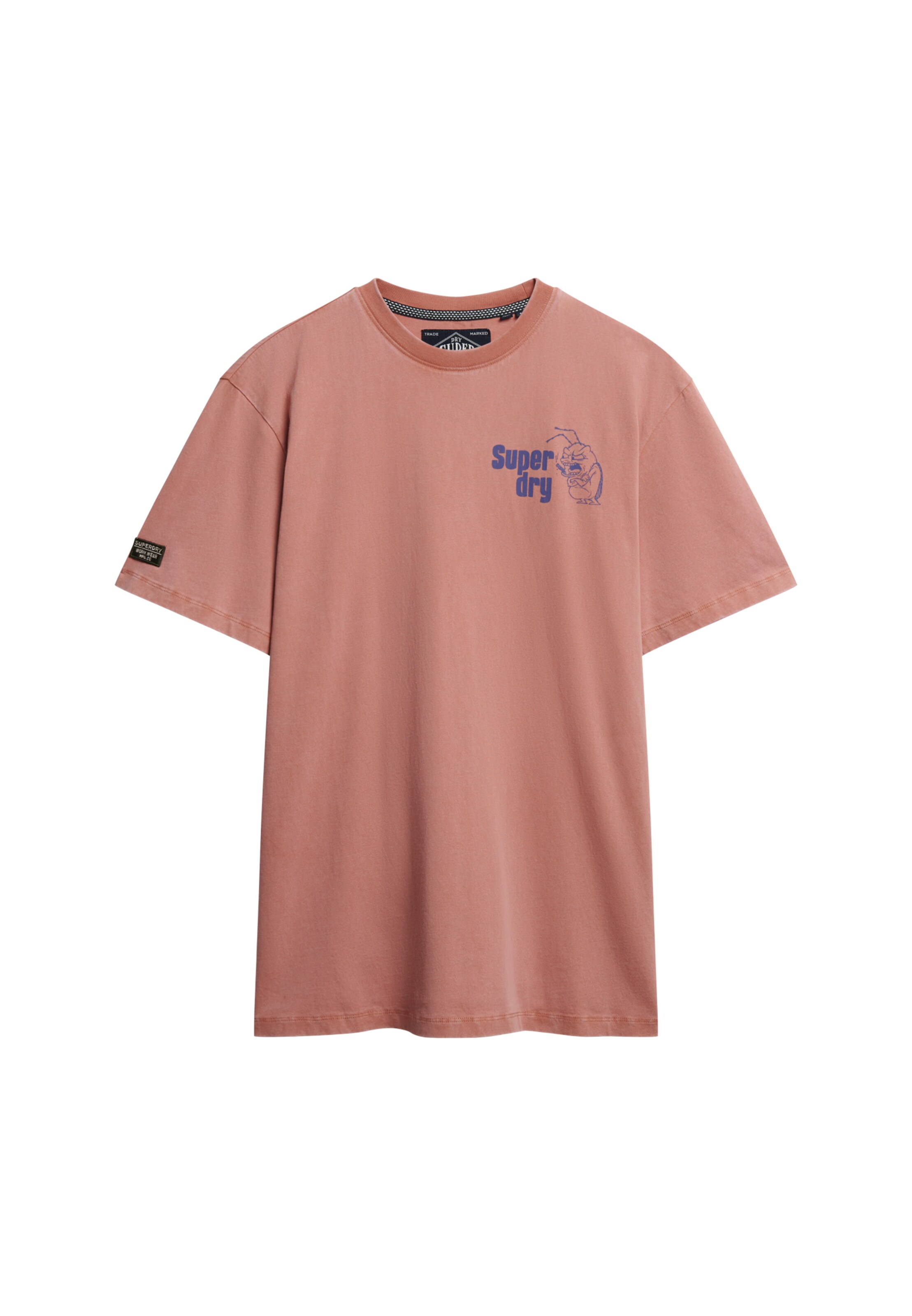 Superdry & Co Shirt 'Trade Tools' in Brown: front
