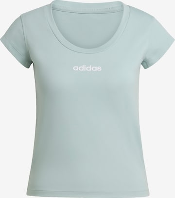 ADIDAS PERFORMANCE - Camiseta funcional 'Hyperglam' en verde: frente