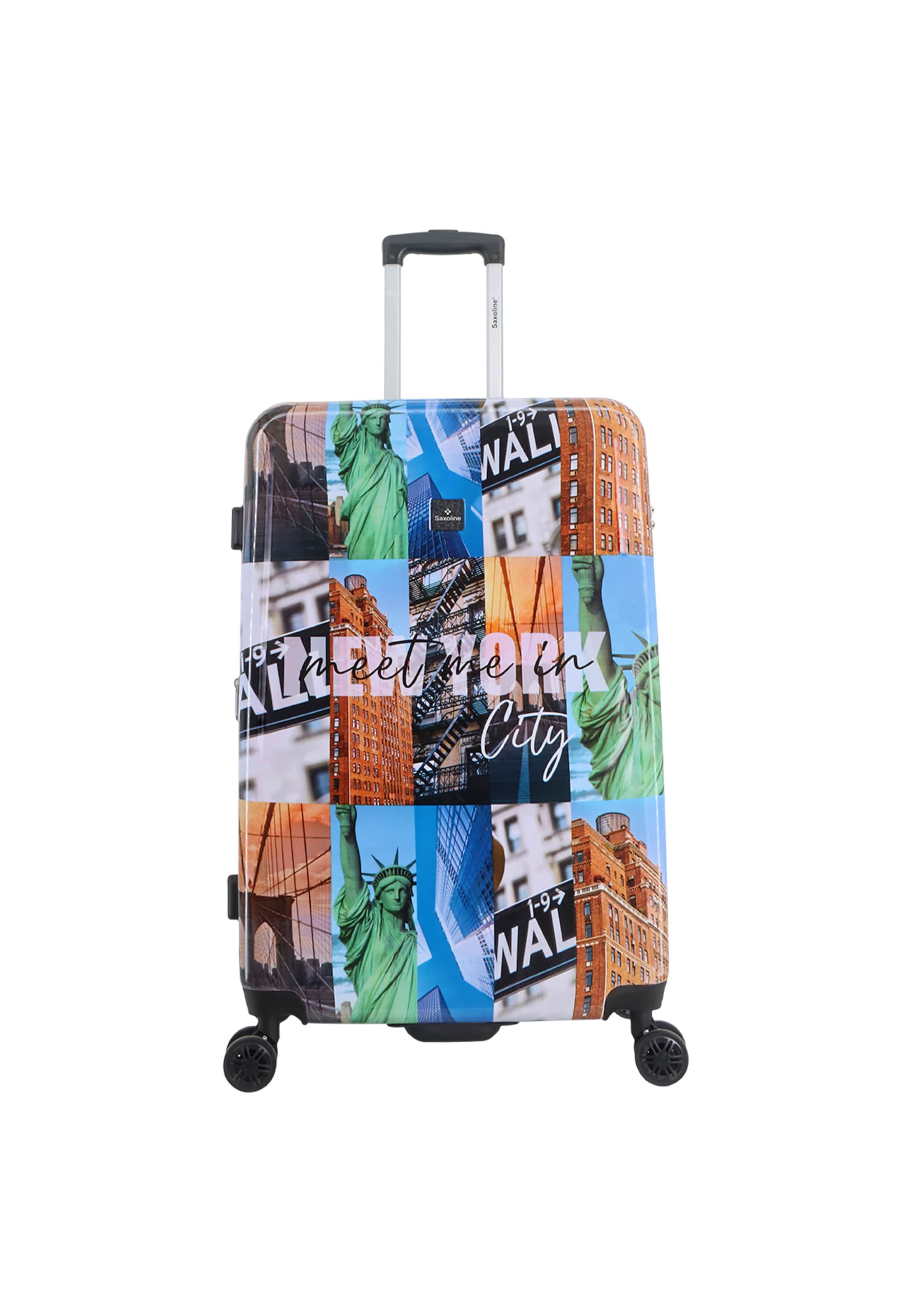 Saxoline Koffer 'New York City' in mischfarben, Produktansicht