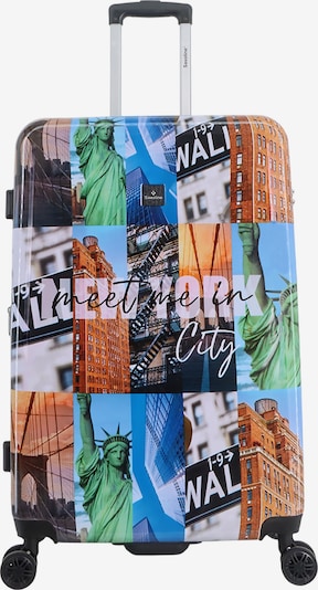Saxoline Koffer 'New York City' in mischfarben, Produktansicht