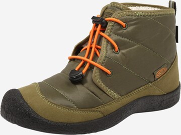 KEEN Boots 'Houser II' in Green: front