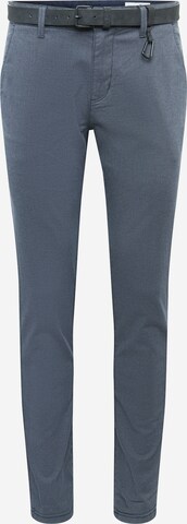 TOM TAILOR DENIM Regularen Chino hlače | siva barva: sprednja stran