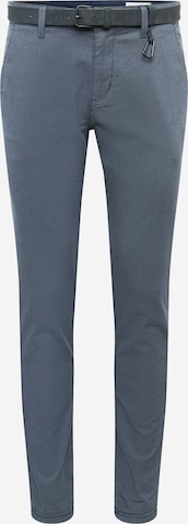 Regular Pantalon chino TOM TAILOR DENIM en gris : devant