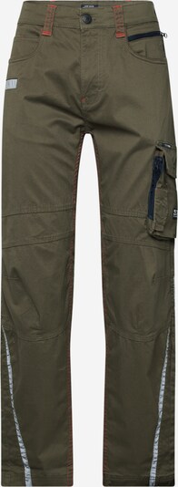 CAMP DAVID Pantalon cargo en kaki, Vue avec produit