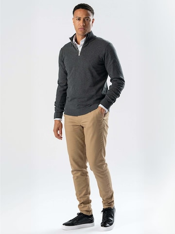 TEESHOPPEN Sweater ' Pullover ' in Grey