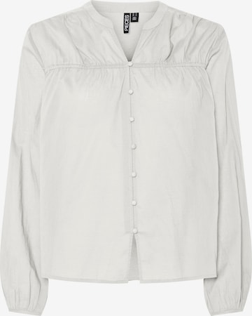 PIECES - Blusa en blanco: frente
