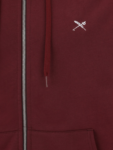 Iriedaily Sweat jacket in Red