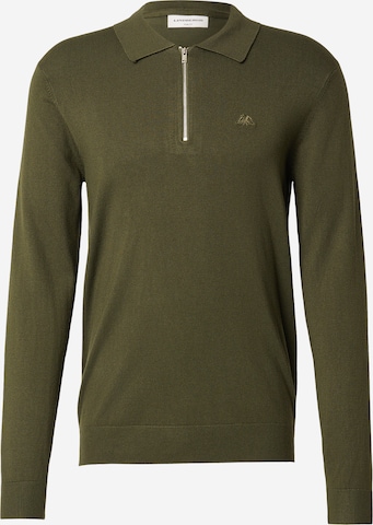 Pull-over Lindbergh en vert : devant