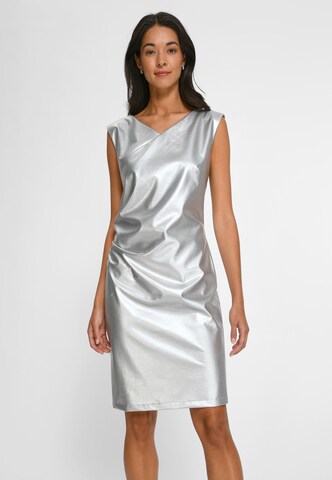 TALBOT RUNHOF X PETER HAHN Dress in Silver: front