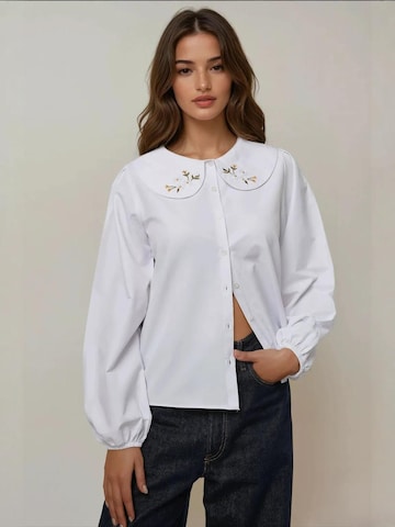 Camicia da donna di Hiccup in bianco: frontale