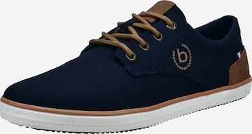 Baskets basses 'AFH' bugatti en bleu : devant