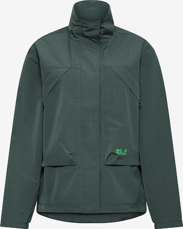 JACK WOLFSKINOutdoor jakna 'FIND THE WILD' - zelena boja: prednji dio