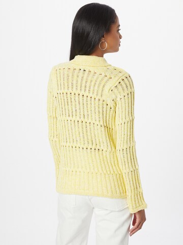 River Island Knit Cardigan in Yellow