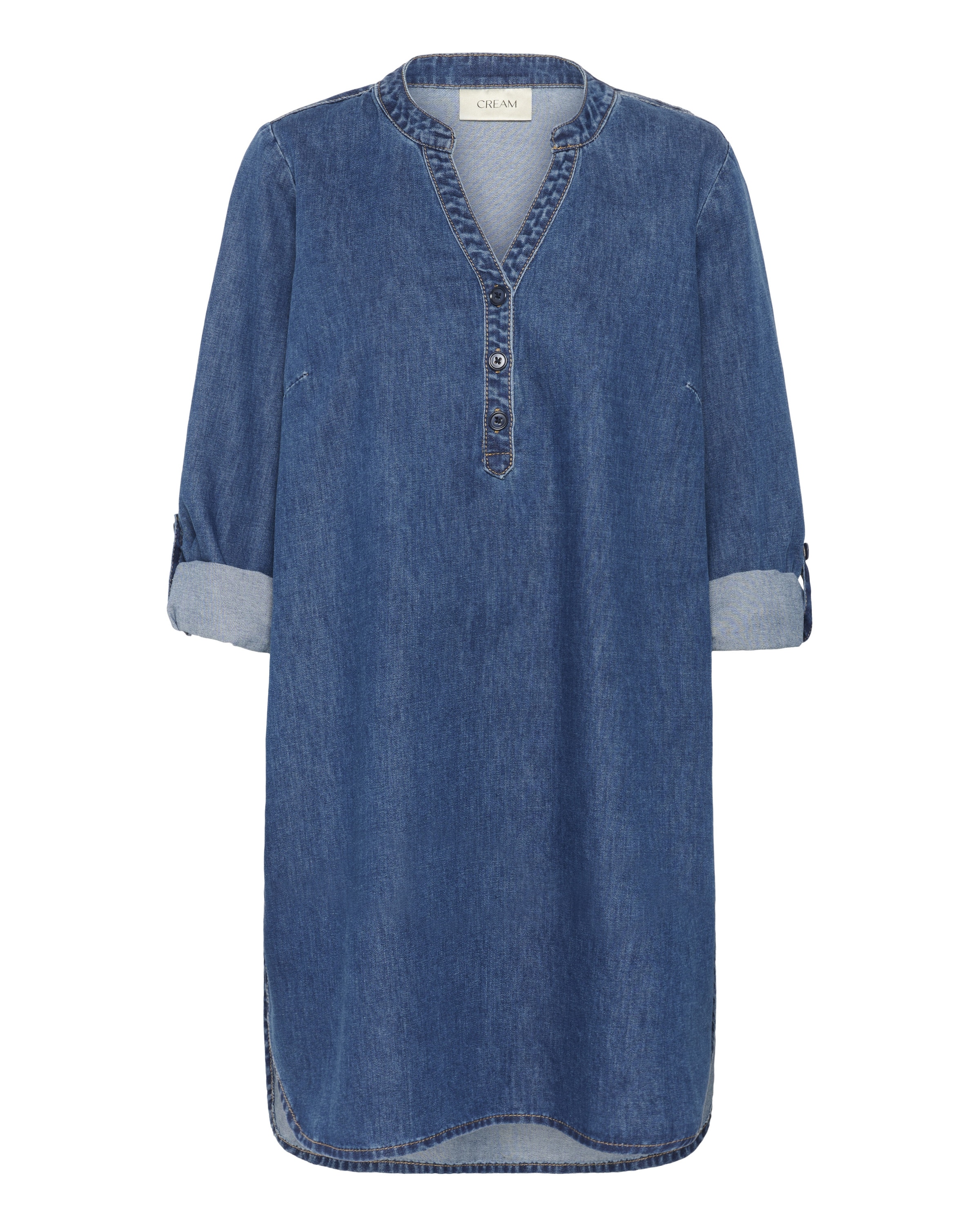 Cream Tunika &#x27;Stelle &#x27; in Blau: Vorderseite