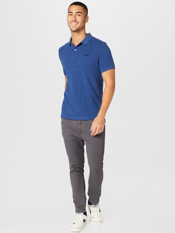 Superdry Poloshirt 'CLASSIC' in Blau