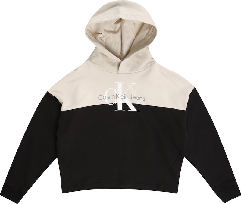 Calvin Klein Jeans Sweatshirt in Schwarz Calvin Klein Jeans Sweatshirt in Schwarz
