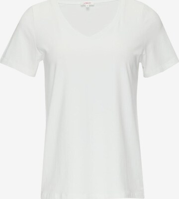 s.Oliver Shirt in Wit: voorkant