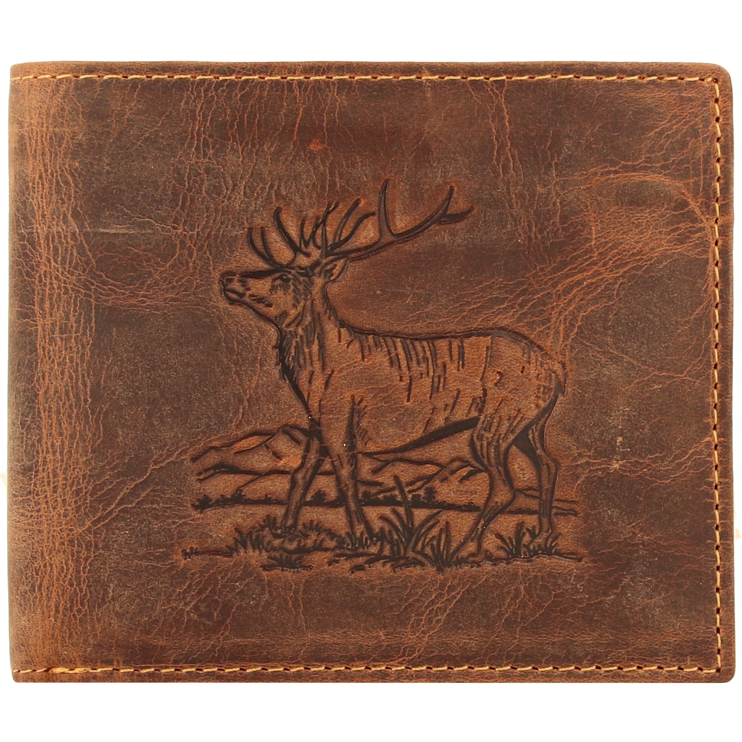 GREENBURRY Wallet in Brown: front