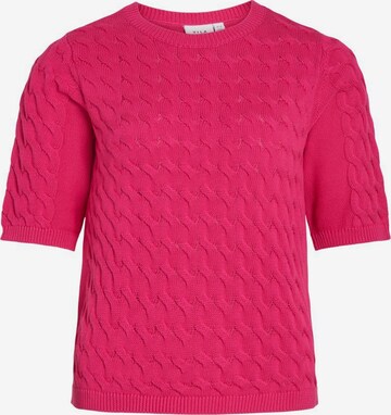 VILA Sweater in Pink: front