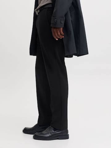 JACK & JONES Slimfit Bukser med fals 'MARTIN ' i sort