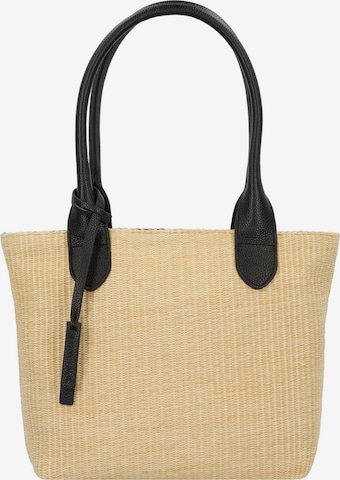 Sac bandoulière TOM TAILOR en beige : devant