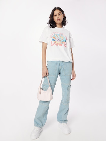 Daisy Street Shirt 'SPONGEBOB SQUAREPANTS' in Wit