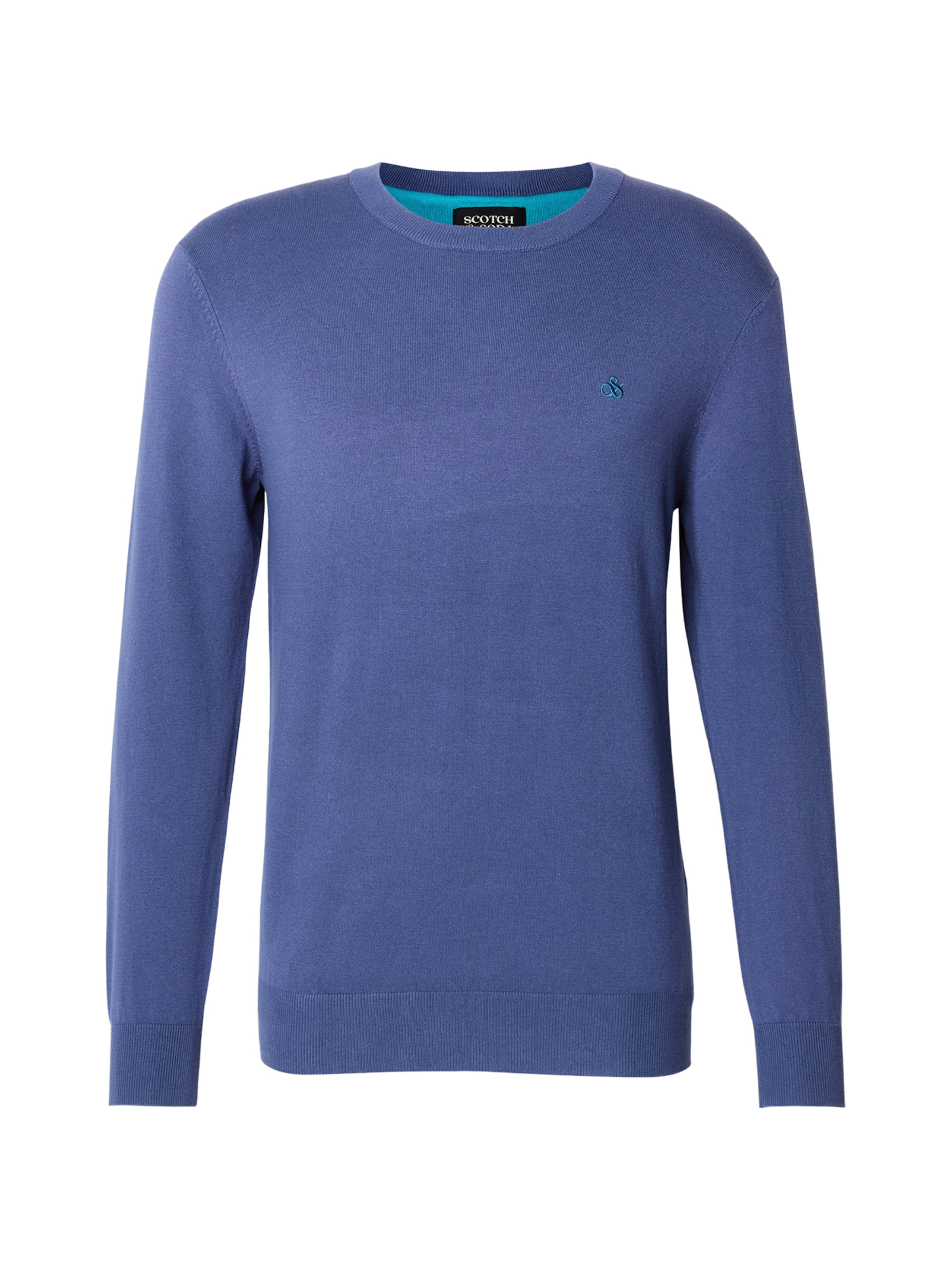 SCOTCH & SODA Pulover 'Seasonal Core' | modra barva: sprednja stran