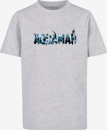ABSOLUTE CULT Shirt 'Aquaman' in Grau: predná strana