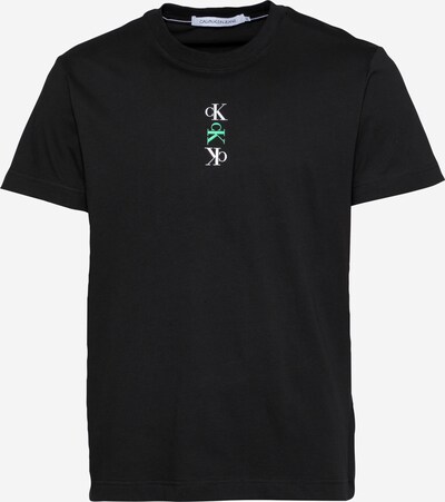menta / fekete / fehér Calvin Klein Jeans Póló, Termék nézet