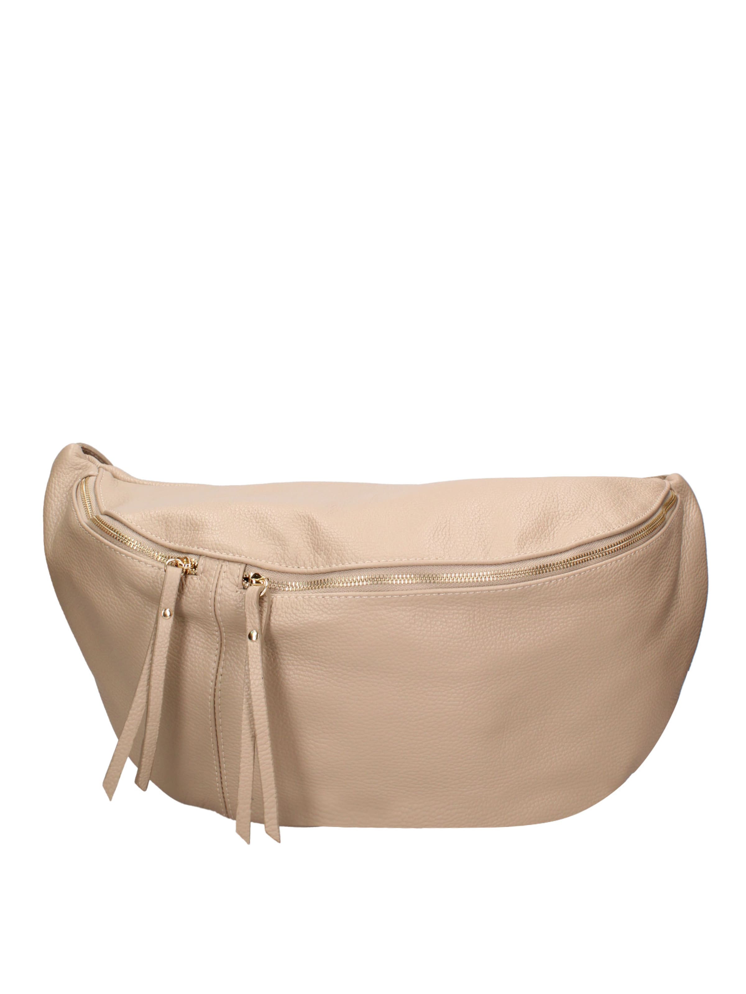 Marsupio 'Marsupio donna pelle dollaro Gave Lux - con zip e tracolla regolabile' di Chiara Ferretti in grigio: frontale