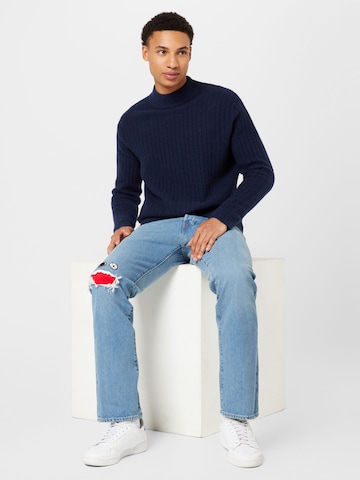 ABOUT YOU Sweater 'Vincent' in Blue