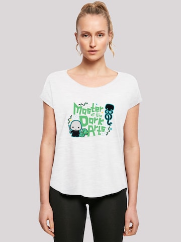 T-shirt 'Harry Potter Voldemort Dark Arts Junior' F4NT4STIC en blanc : devant