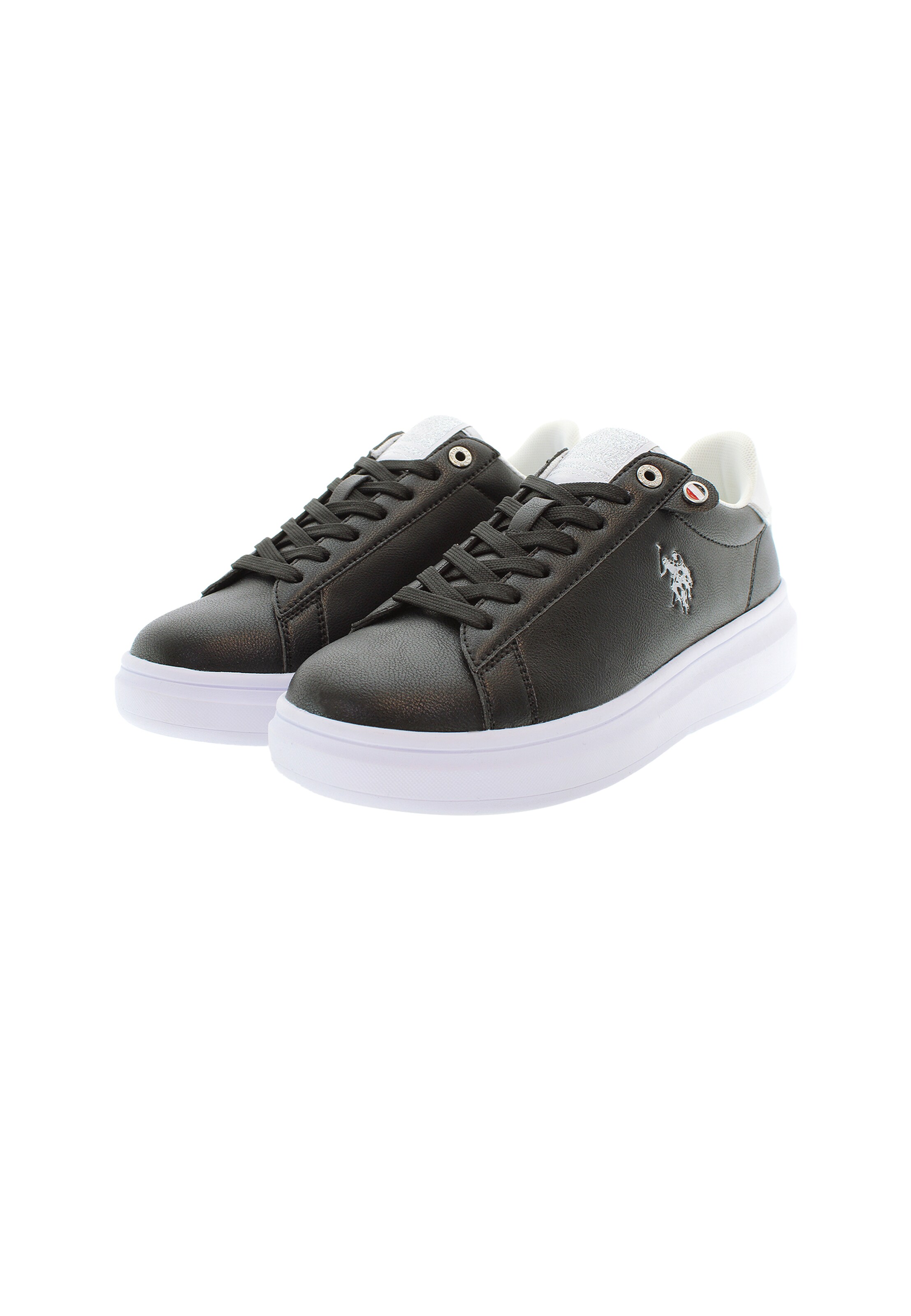 U.S. POLO ASSN. Sneakers laag in Zwart