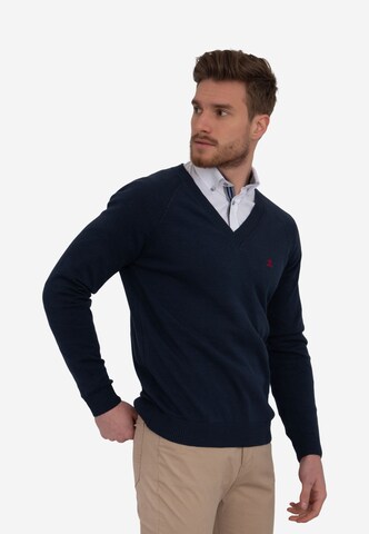 Sir Raymond Tailor Trui 'Svend' in Blauw