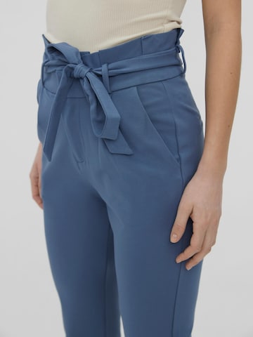 VERO MODA Slimfit Hose 'Eva' in Blau