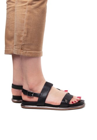 Sandalo 'SORAYA001W/5Y2' di U.S. POLO ASSN. in nero: frontale