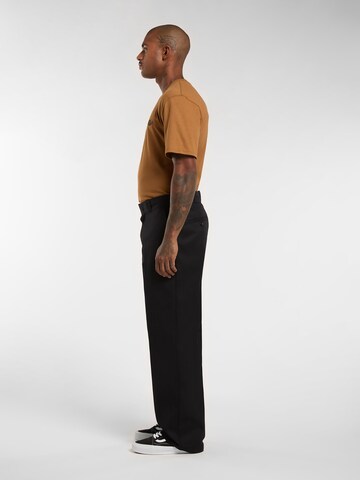 DICKIES Loosefit Παντελόνι με τσάκιση σε μαύρο