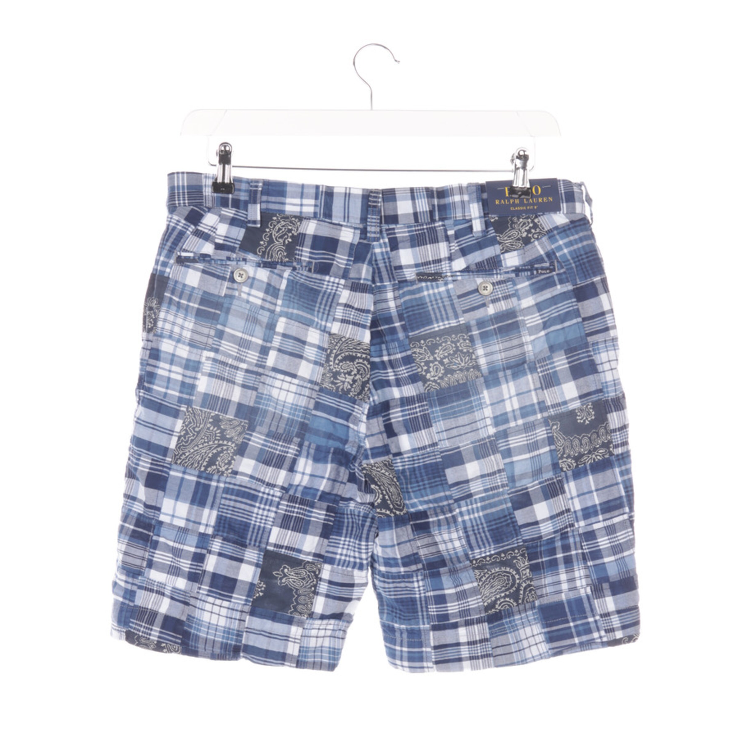 polo patchwork shorts
